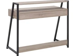 Secretaria Castanha Clara Com 1 Gaveta 100 X 50 Cm Calvin