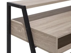 Secretaria Castanha Clara Com 1 Gaveta 100 X 50 Cm Calvin