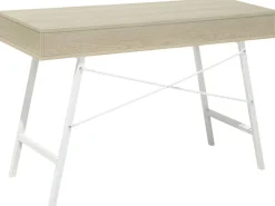 Secretaria Castanha Clara Com 2 Gavetas 120 X 48 Cm Clarita