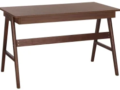 Secretaria Castanha Escura Com 2 Gavetas 120 X 70 Cm Sheslay