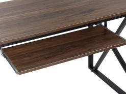 Secretaria Castanha Escura 120 X 60 Cm Darby