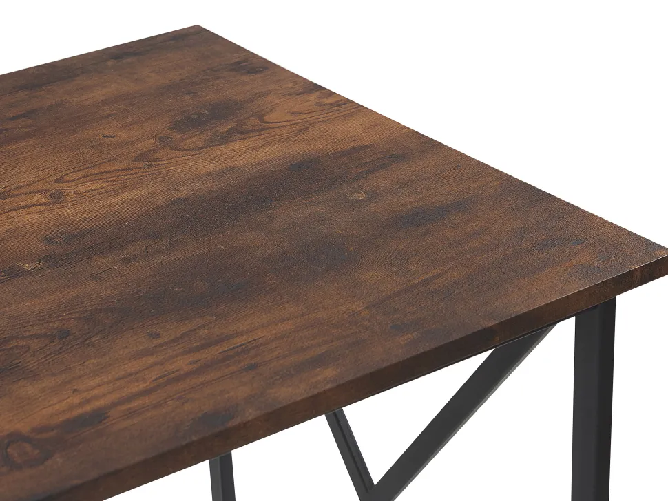 Secretaria Castanha Escura E Preta 115 X 60 Cm Futon