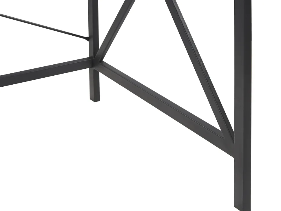 Secretaria Castanha Escura E Preta 115 X 60 Cm Futon