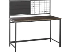 Secretaria Castanha Escura E Preta 118 X 60 Cm Vince