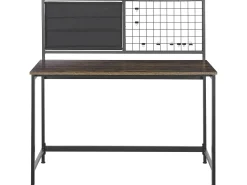 Secretaria Castanha Escura E Preta 118 X 60 Cm Vince