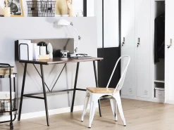 Secretaria Com Efeito Madeira Escura 100 X 50 Cm Hastings