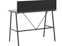 Secretaria Com Efeito Madeira Escura 100 X 50 Cm Hastings