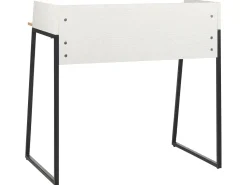 Secretaria Cor De Madeira Clara E Branca 90 X 60 Cm Anah