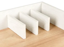 Secretaria Cor De Madeira Clara E Branca 90 X 60 Cm Anah