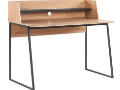 Secretaria De Escritorio Castanha Clara E Preta 120 X 59 Cm Gorus