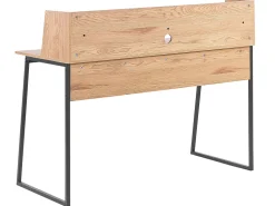 Secretaria De Escritorio Castanha Clara E Preta 120 X 59 Cm Gorus