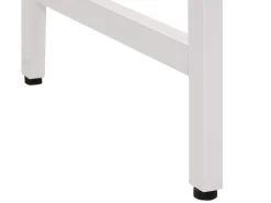 Secretaria Em Branco E Castanho Claro Com 1 Gaveta 84 X 48 Cm Carter