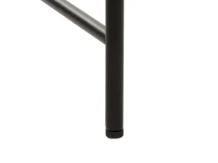 Secretaria Em Castanho Escuro E Preto Com 1 Gaveta 120 X 60 Cm Casco