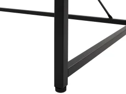 Secretaria Em Madeira Clara E Preto Com 3 Gavetas 120 X 60 Cm Hinton