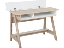 Secretaria Em Madeira Clara 110 X 60 Cm Jackson