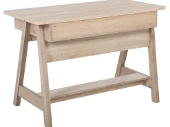 Secretaria Em Madeira Clara 110 X 60 Cm Jackson