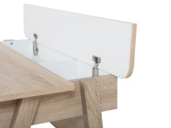 Secretaria Em Madeira Clara 110 X 60 Cm Jackson