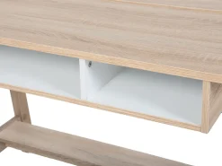 Secretaria Em Madeira Clara 110 X 60 Cm Jackson