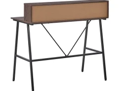 Secretaria Em Madeira Escura 100 X 50 Cm Harison