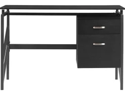 Secretaria Preta Com 2 Gavetas 117 X 57 Cm Moriton