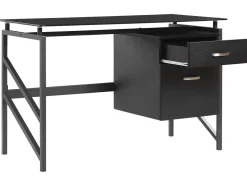 Secretaria Preta Com 2 Gavetas 117 X 57 Cm Moriton