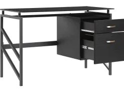 Secretaria Preta Com 2 Gavetas 117 X 57 Cm Moriton