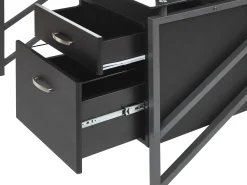 Secretaria Preta Com 2 Gavetas 117 X 57 Cm Moriton