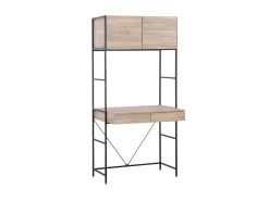 Secretaria Preta E Castanha 81 X 60 Cm Harrow