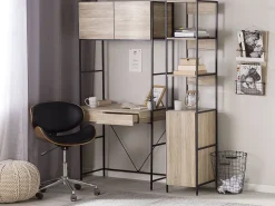 Secretaria Preta E Castanha 81 X 60 Cm Harrow