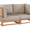 Sofa De 2 Lugares Em Madeira De Acacia Clara Trani