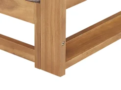 Sofa De 2 Lugares Em Madeira De Acacia Clara Trani
