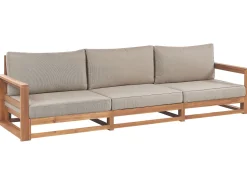 Sofa De Jardim 3 Lugares Em Madeira De Acacia Clara Timor Ii