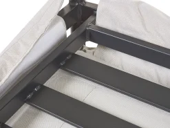 Sofa De Jardim 2 Lugares Em Aluminio Cinzento Claro Esperia