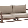 Sofa De Jardim 2 Lugares Madeira De Acacia Certificada Escura Timor Ii