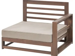 Sofa De Jardim 2 Lugares Madeira De Acacia Certificada Escura Timor Ii