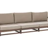 Sofa De Jardim 3 Lugares Madeira De Acacia Certificada Escura Timor Ii