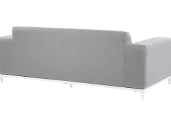 Sofa De Jardim Cinzento Claro E Branco Rovigo