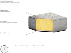 Sofa De Jardim Cinzento Claro E Branco Rovigo