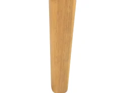 Sofa De Jardim De 2 Lugares Em Madeira De Acacia Com Almofadas Brancas Baratti