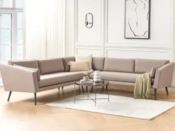 Sofa De Jardim Modular 5 Lugares Creme Loretello