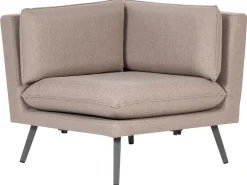 Sofa De Jardim Modular 5 Lugares Creme Loretello