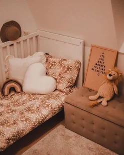 Tamborete Com Arrumação Em Veludo Cinzento 72 X 42 Cm Michigan