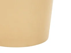 Tamborete Creme E Rosa Com Arrumação Mousee