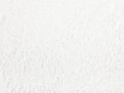 Tamborete Em Tecido Branco Lamb