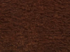 Tamborete Em Tecido Castanho Com Arrumação Sheep