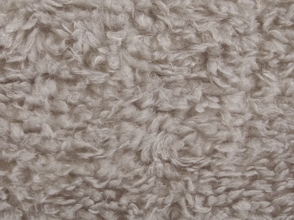 Tamborete Em Tecido Cinzento Com Arrumação Sheep