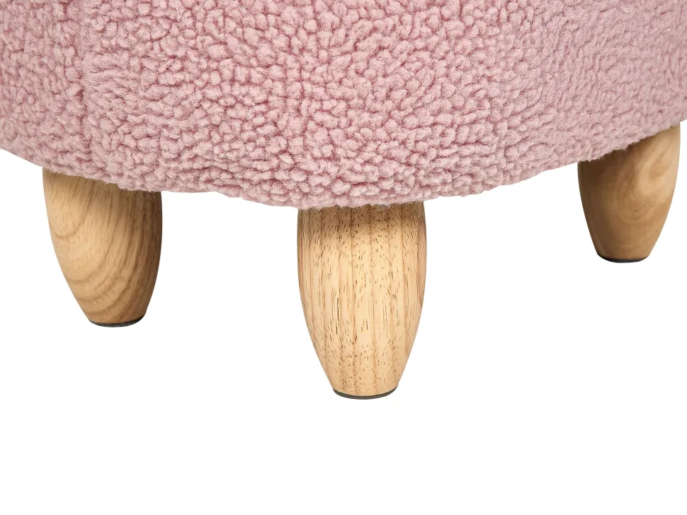 Tamborete Em Tecido Rosa Unicorn