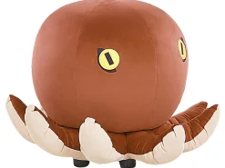 Tamborete Em Veludo Castanho Octopus