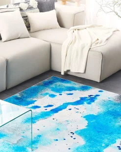 Tapete Azul E Cinzento 160 X 230 Cm Bozat