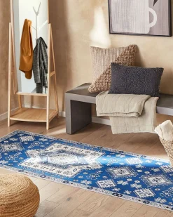 Tapete Azul E Creme 80 X 300 Cm Parvakadli